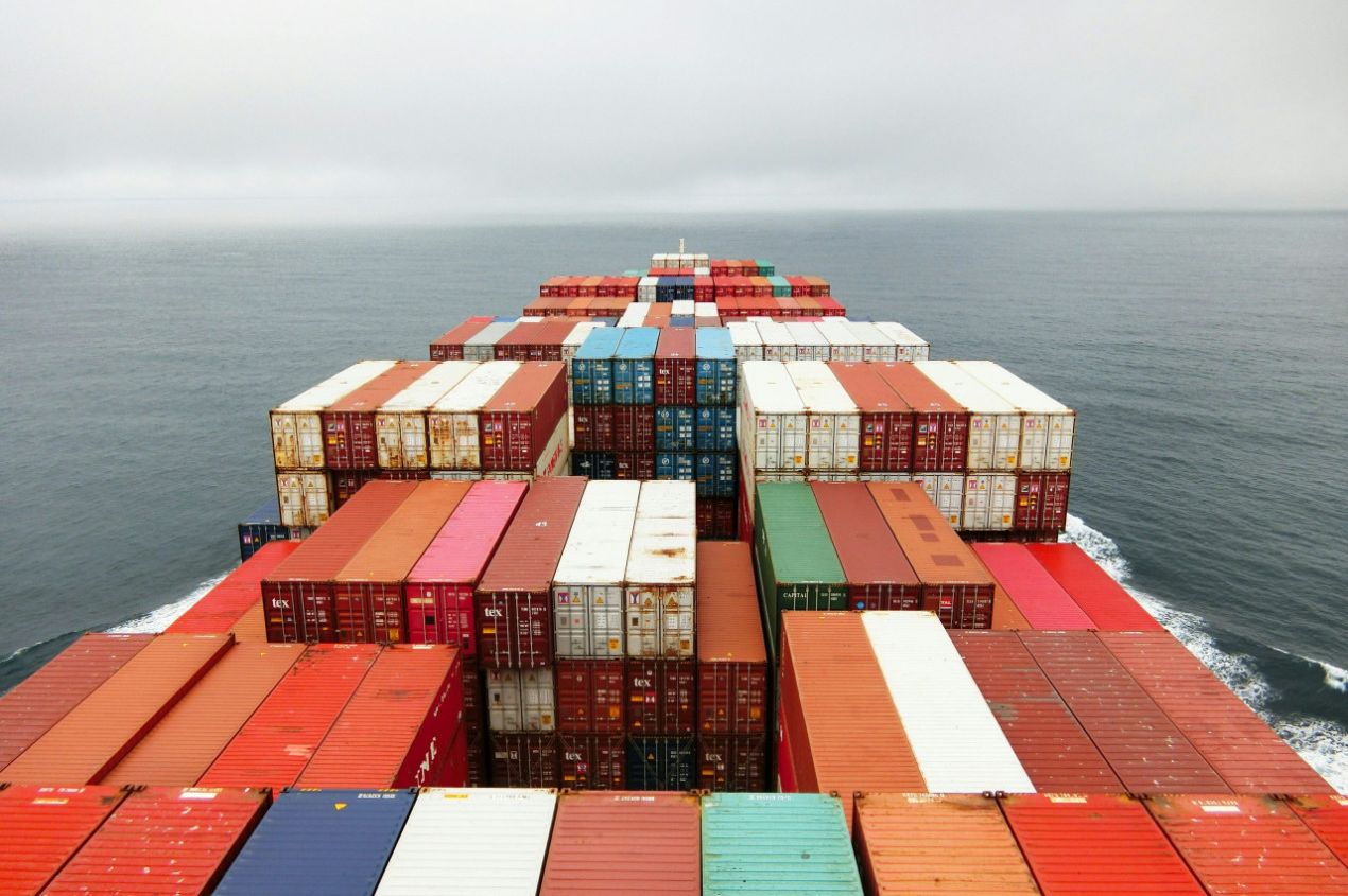 Shipping documentation and customs paperwork being reviewed for an export consignment