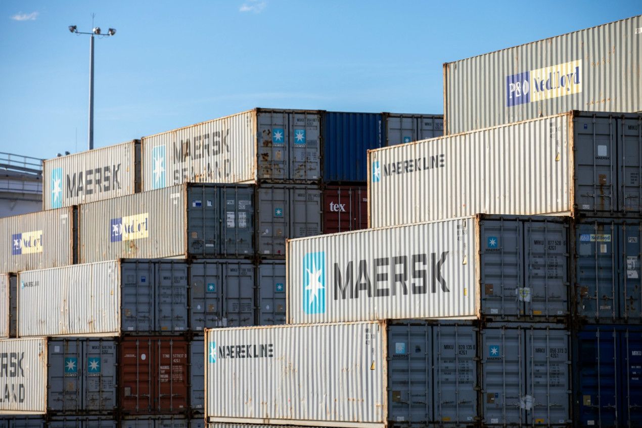 UKFM warehouse manager conducting a quality check on outbound shipments