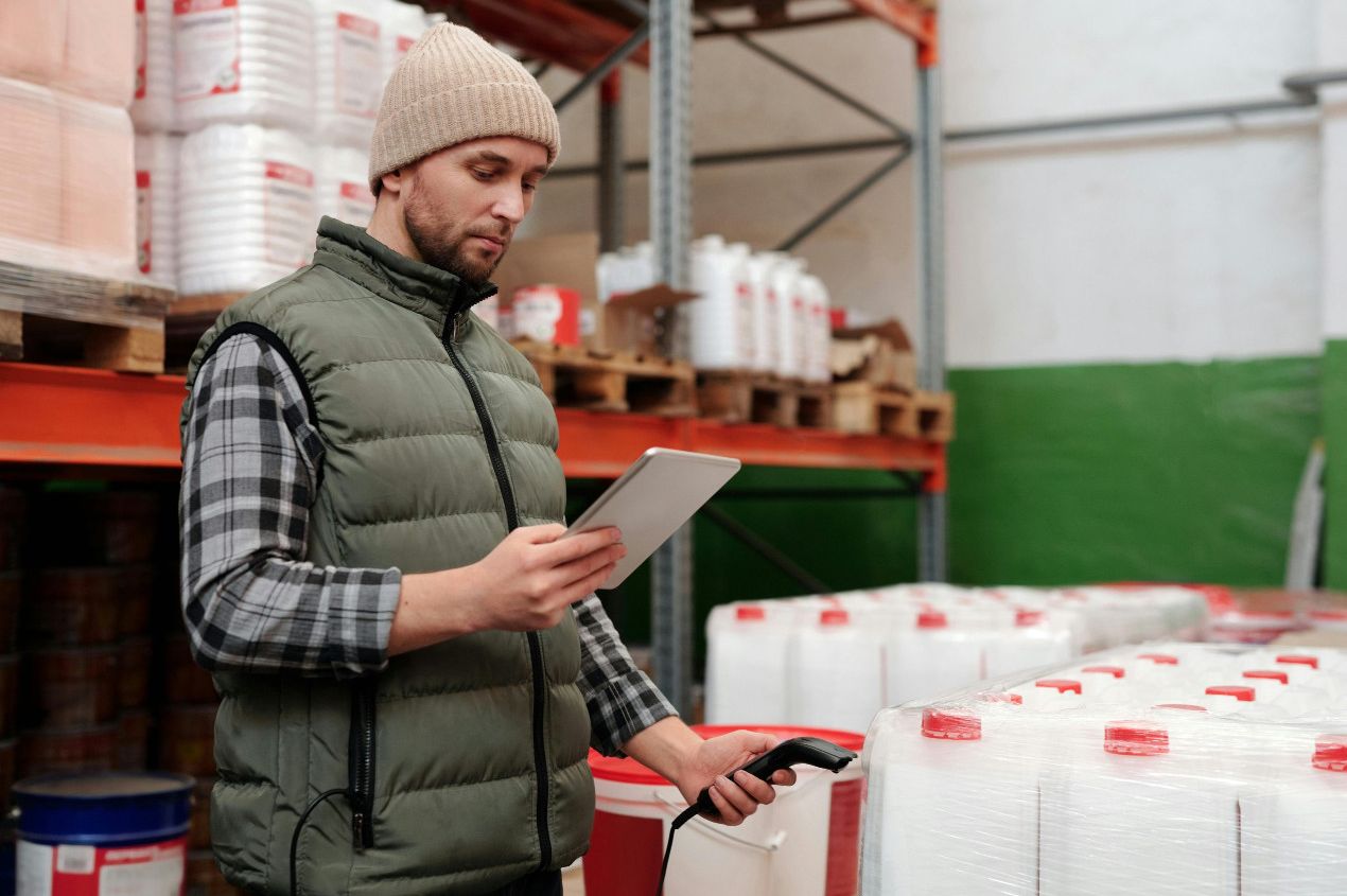UKFM warehouse management system providing real-time pallet stock visibility